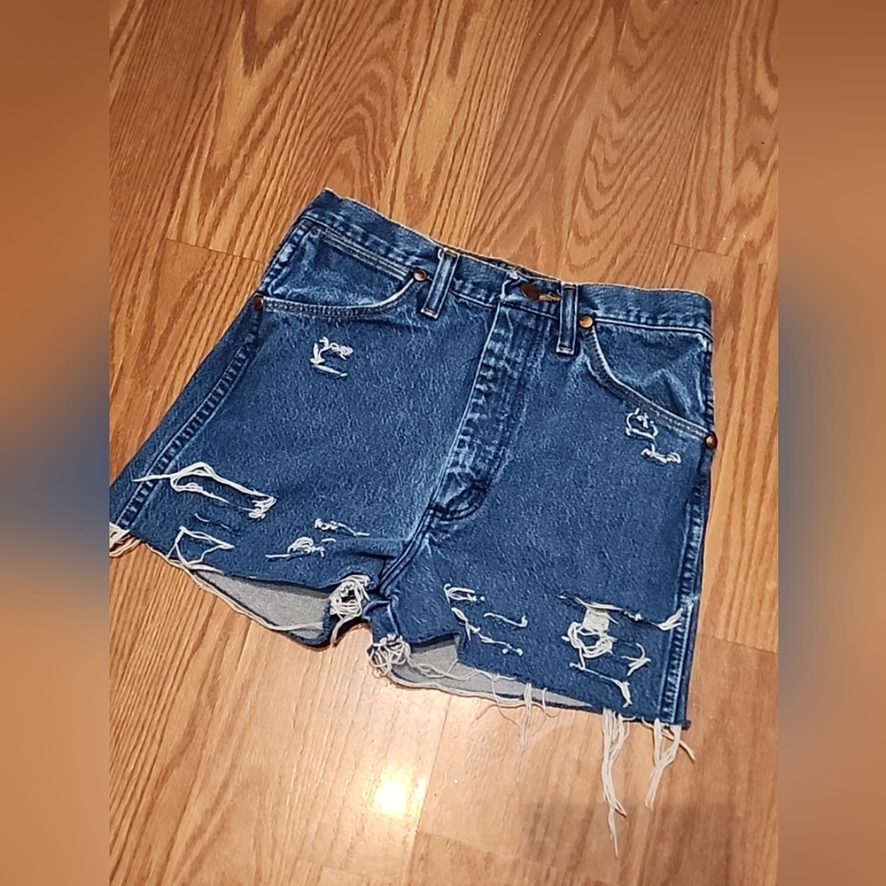 Wrangler‎ Cutoffs shorts festival size29 vintage distressed high waisted 936den